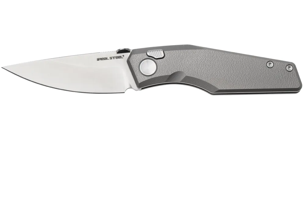 Veilige Betaling Real Steel Spectrum 7141T1, Satin VANAX, Grey Titanium zakmes, Jakub Wieczorkiewicz design