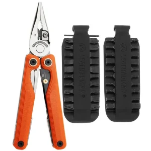 Leatherman Wave Alpha Canyonland Bundle EU300166 Black DLC MagnaCut, Orange G10, multitool met Bit Kit 931014-bundel Snelle Levering