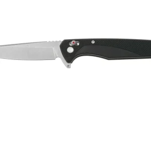 ANV A300BB, Stonewashed Sandvik 14C28N, Black G10, Flipper zakmes Direct Verzonden