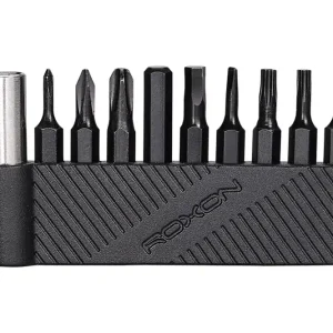 Roxon BITS01 9-delige bitset met magnetische verlenghouder voor KS2E, H1, S802S, S803E, M2, M3 en S504G Uitverkoop