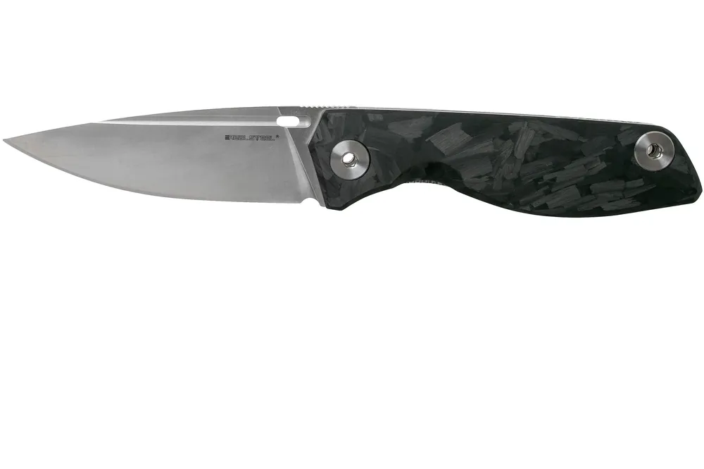 Tijdelijk Beschikbaar Real Steel Sidus Free 7467 Luminous Carbonfiber zakmes, Poltergeist design