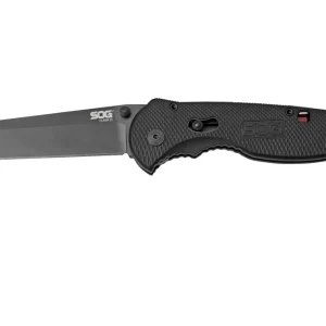 Betaalbaar SOG Flash II - Tanto Black TFSAT8-CP zakmes