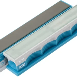 Beperkte Voorraad Wicked Edge set diamanten slijpstenen, ultrafijn 3000 en Blank glass Platens