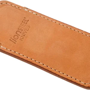 LionSteel 900FDV3 SN schede met pocketclip, lichtbruin leer Gereduceerde Prijs