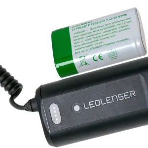 Tijdelijk Beschikbaar Ledlenser 2x 21700 Bluetooth Battery box, bluetooth afstandsbediening