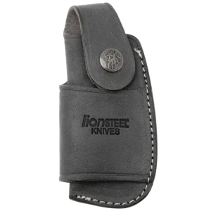 Goedkoop LionSteel Leather Sheath 900FDV4 BL horizontaal/verticaal multicarry, riemfoedraal, blauw leer