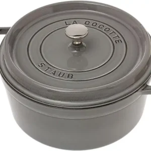 Direct Verzonden Staub braadpan - cocotte 26cm, 5,2L, grijs