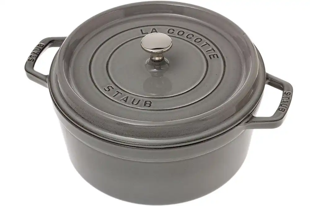 Direct Verzonden Staub braadpan - cocotte 26cm, 5,2L, grijs