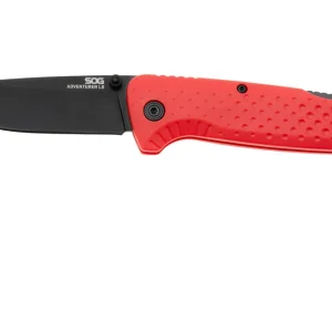 SOG Adventurer LB 13-11-07-43, Titanium Nitride 5CR15MOV, Red GRN zakmes Betaalbaar