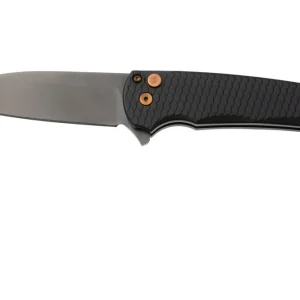 Bestel Nu Pro-Tech Malibu 5336-LTD-SG-RGH, Limited Edition, Smoky Grey DLC CPM MagnaCut Wharncliffe, Dragon Scale Aluminum, Rose Gold Hardware zakmes