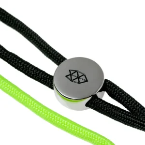 Beste Prijs The James Brand Ulu lanyard, silver, neon-green/black