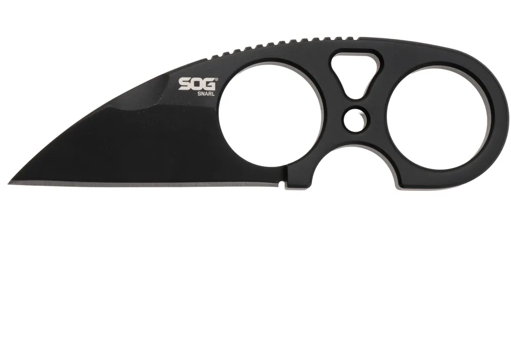 Direct Verzonden SOG Snarl JB02K-CP, Blackout 9CR18MOV nekmes, Jason Brous design