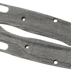 Aanbieding Flytanium Benchmade Mini-Bugout Scales Crossfade, black canvas micarta