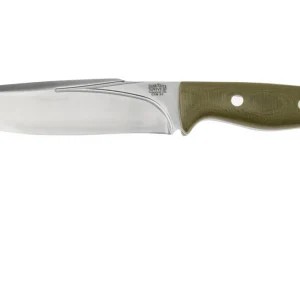 Aanbieding Bark River Bravo Strikeforce 2, CPM 3V Green Micarta, vaststaand mes