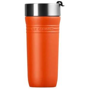 Beperkt Aanbod Le Creuset On The Go 41067190900001 thermosbeker oranjerood, 0,35 L