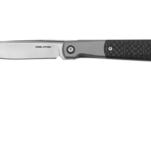 Uitverkoop Real Steel Barlow RB-7 7894 CPM S35VN, Carbon Fiber zakmes, Ostap Hel design
