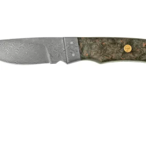 Hete Deal PUMA Knife Of The Year 2022 Carbon, 33202214 Balbach SuperClean damascus, vaststaand mes