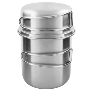 Aanbieding Tatonka Handle Mug 600 Set 4173-000 Stainless, drinkbeker met deksel