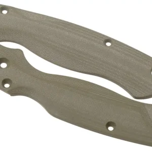 Actieprijs Flytanium Spyderco Paramilitary 2 Lotus Scales, OIive Green G10
