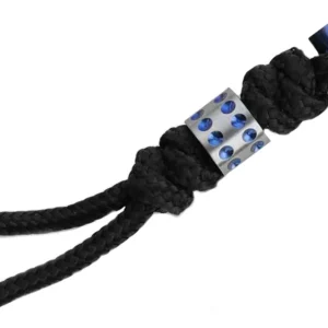Merkproduct Chris Reeve Large Sebenza/Umnumzaan Lanyard with dot bead black/blue COM-7086