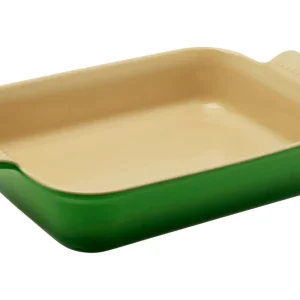 Rechtstreeks Van De Fabrikant Le Creuset ovenschaal rechthoekig 4L, 32 cm, groen