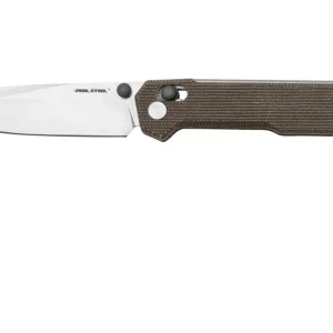 Tijdelijk Beschikbaar Real Steel Perix 7121NM Stonewash Nitro-V, Natural Micarta zakmes, Ostap Hel design