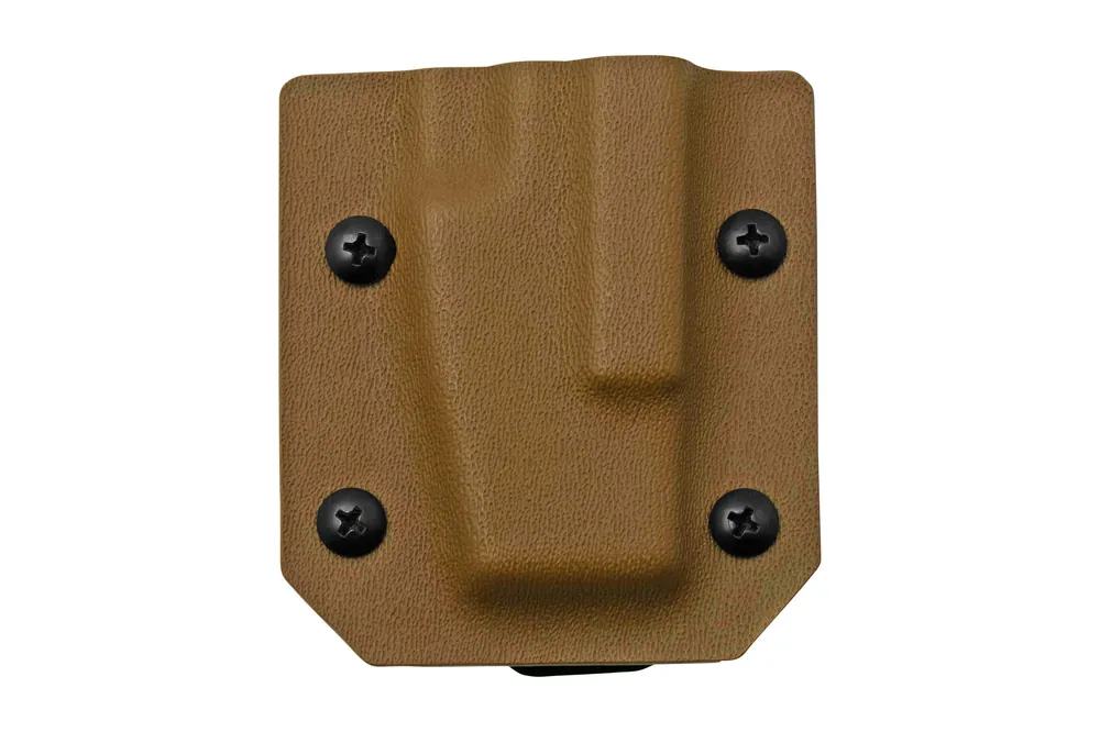 Beperkt Aanbod Clip And Carry Kydex Sheath Buck 110, 112, Brown BUCK110-112-BRN riemholster