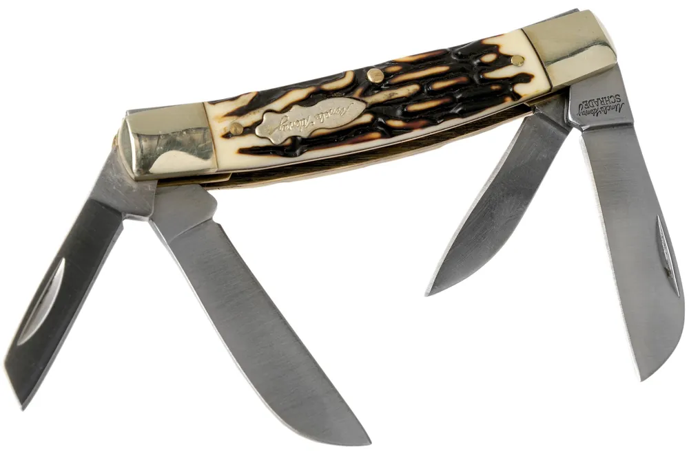 Beperkte Voorraad Uncle Henry Master 4 Blade 4UH slipjoint zakmes