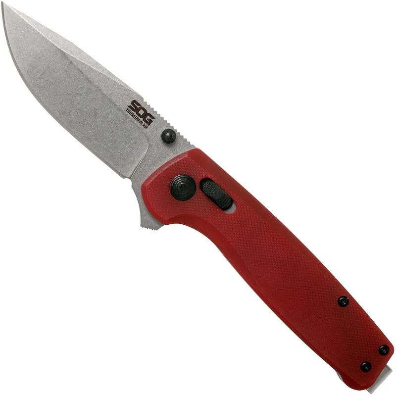 Premium SOG Terminus XR G10 Crimson, TM1023 zakmes