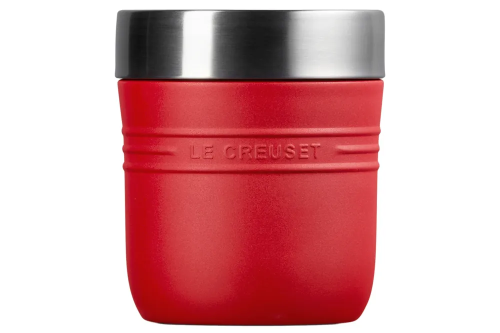 Beperkte Voorraad Le Creuset On The Go 41068120600001 lunchbeker, kersenrood, 0,5 L