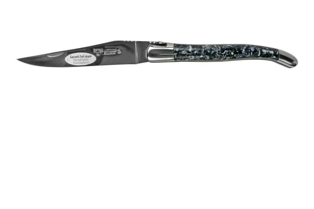 Beperkt Aanbod Laguiole en Aubrac Mussel L0212CQM mosselschelp, gepolijst, laguiole zakmes, 12 cm