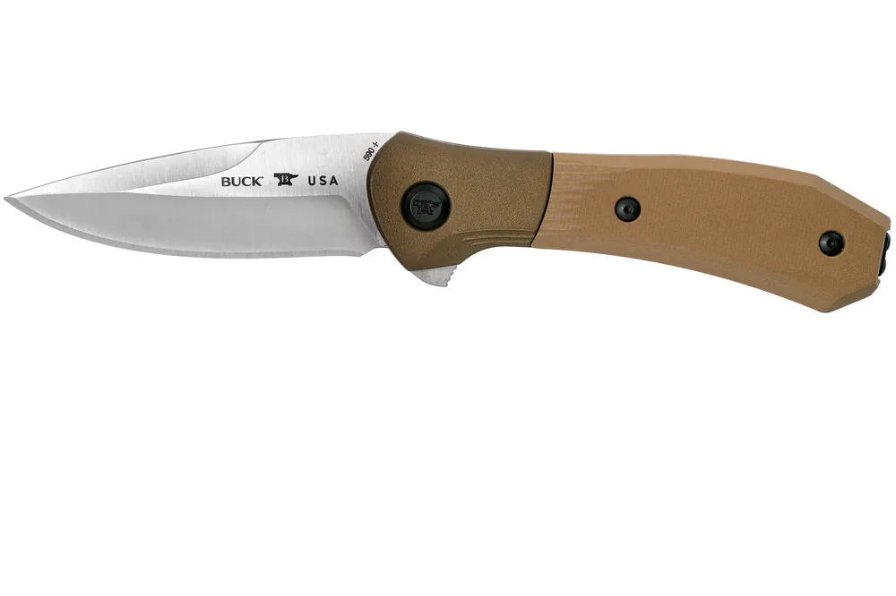 Bestseller Buck 590BRS Paradigm Brown G10 zakmes