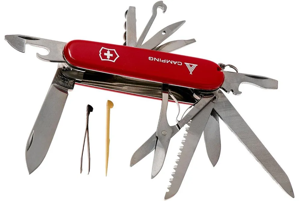 Victorinox Ranger rood camping 1.3763.71 Zwitsers zakmes Op = Op