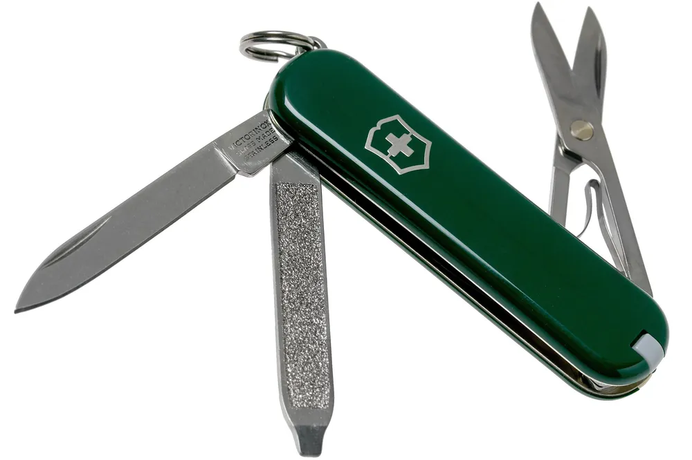 Actieprijs Victorinox Classic SD groen 0.6223.4 Zwitsers zakmes