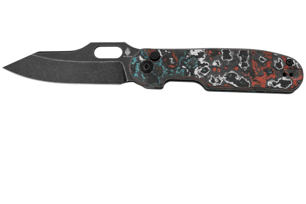 Gratis Retour Kizer Cormorant Button Lock KI4562A6, 20CV Titanium, zakmes