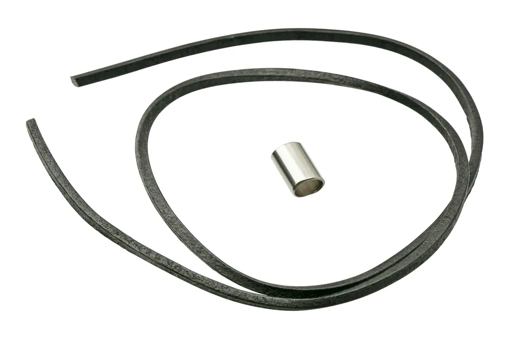 Otter Leather Strap LB ED, Stainless Steel Bead, lanyard Korting