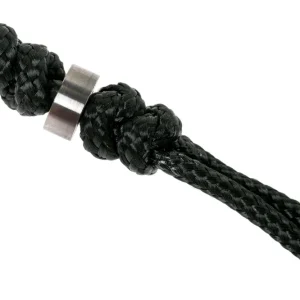 Aanbieding Chris Reeve Small Sebenza Lanyard with bead black/silver S31-7008