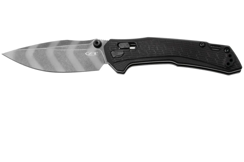 Zero Tolerance 0203BLKTS, Cerakote Tiger Stipe CPM M4, Black G10, zakmes, ZT Originals design Uitverkoop