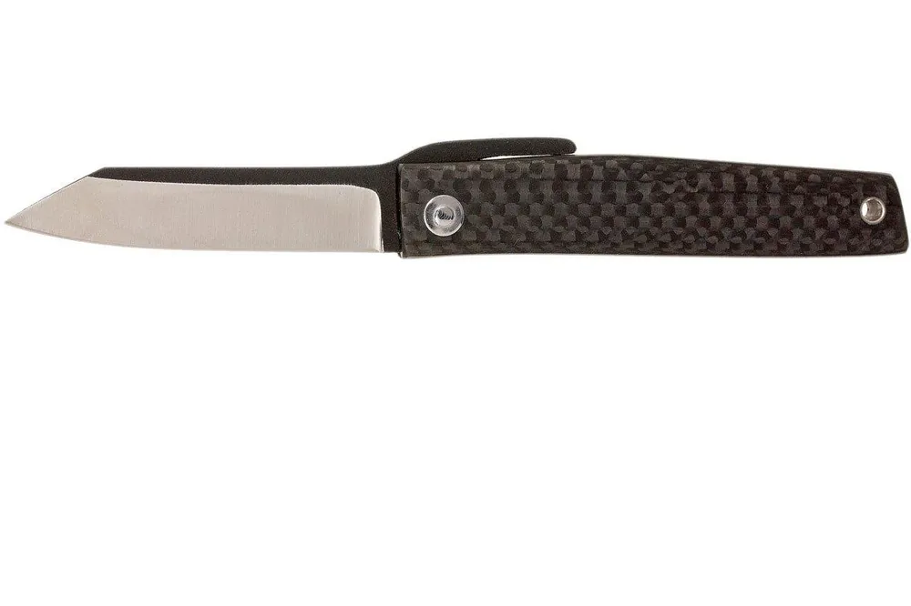 Lage Kosten Ohta FK7 Higonokami-zakmes, carbonfiber