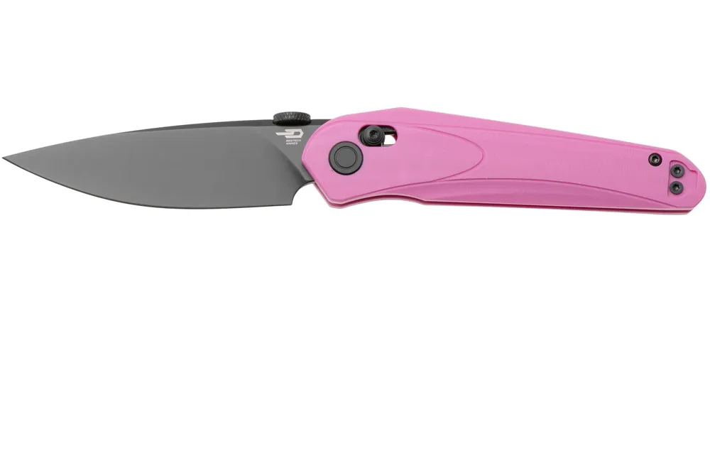 Favoriet Bestech Mothus BG67E Gray PVD 14C28N, Pink G10, zakmes, Kombou design