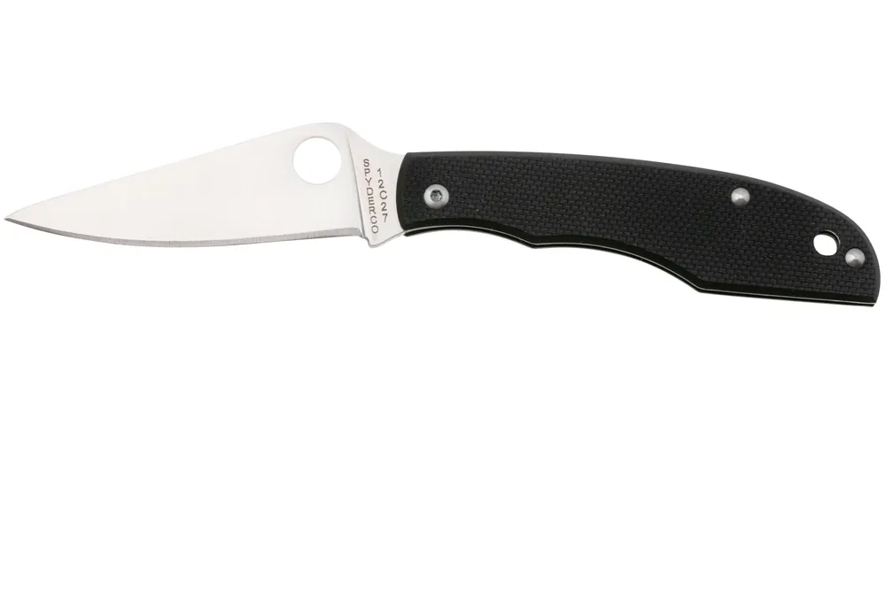 Lage Prijs Spyderco Grasshopper Black G10 C138GBKP sleutelhangerzakmes