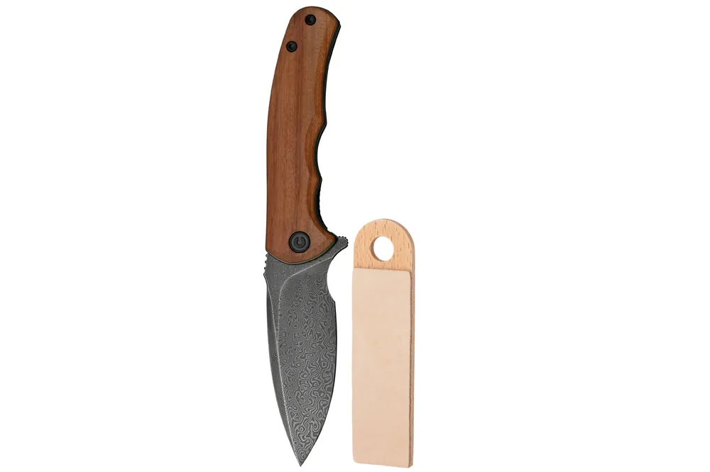 Laatste Versie Civivi Mini Praxis C18026C-DS1 Damascus met GRATIS Knivesandtools strop