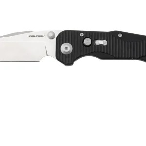 Alleen Vandaag Real Steel Evolution Ironclad 7911SB, Stonewashed D2 Droppoint, Black G10, zakmes, Carson Huang design