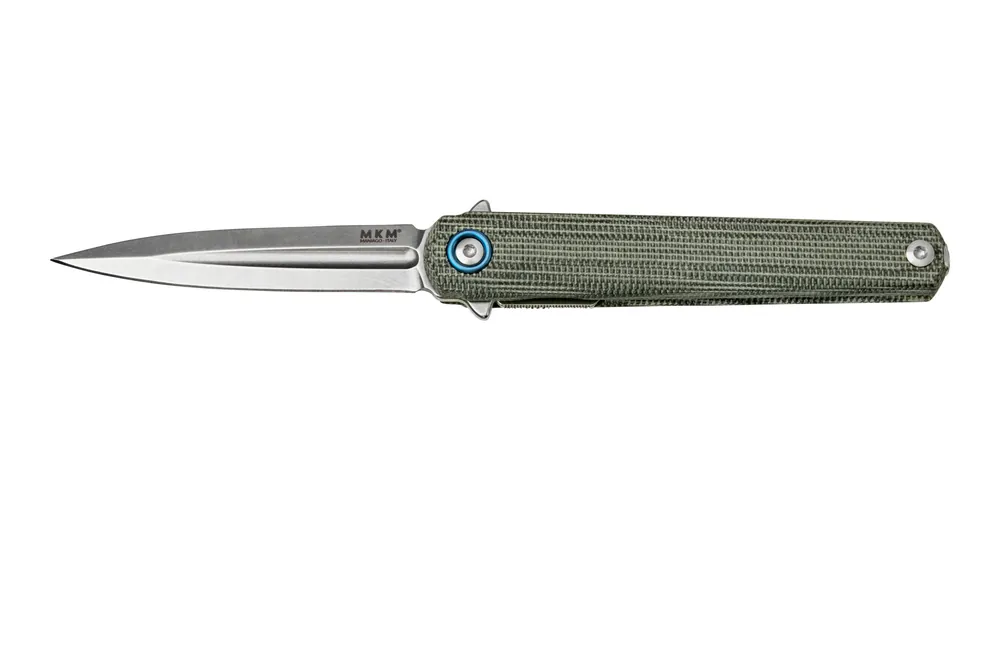 MKM Flame Light FL02L-BC dagger, black micarta, zakmes Gecertificeerd