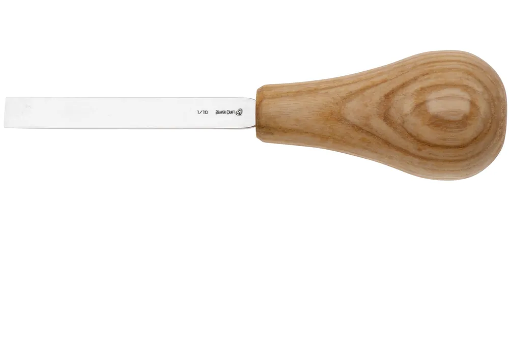 BeaverCraft Palm Chisel P1-10 Straight Flat Sweep No. 1, 10 mm, handguts Goedkoop