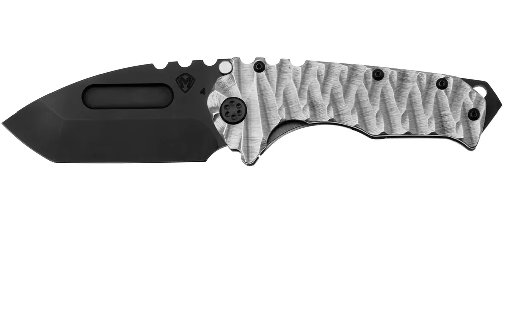 Medford Praetorian T S45VN DLC Tanto Blade, Silver Predator Handle, Black Hardware, zakmes Koop Vandaag