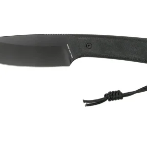Betaalbaar The James Brand The Hell Gap black + black micarta vaststaand mes