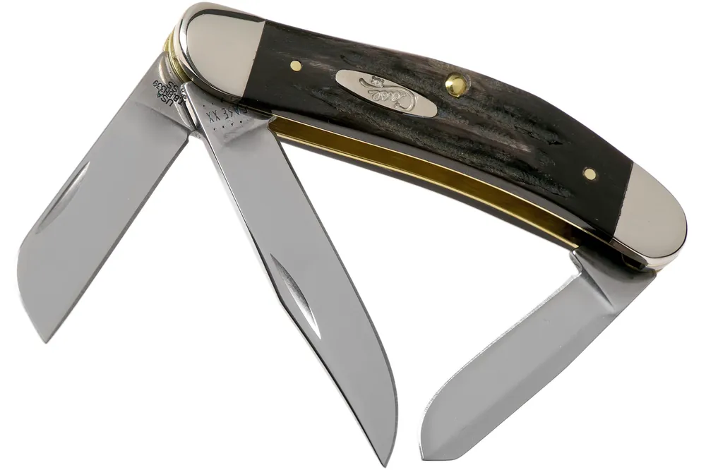 Finale Uitverkoop Case Sowbelly Jigged Buffalo Horn 65015, TBBH339 SS zakmes