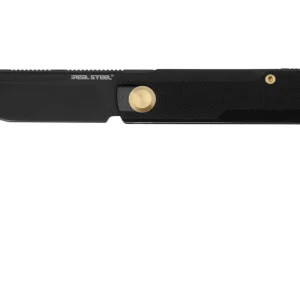 Actieprijs Real Steel G-Tanto EDC 7801BB Black PVD Nitro-V, Black G10, slipjoint zakmes, Ostap Hel design