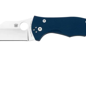 Beperkte Voorraad Spyderco Yojimbo 2 CPM SPY27 C85GPCBL2 Cobalt Blue G10, zakmes, Michael Janich design
